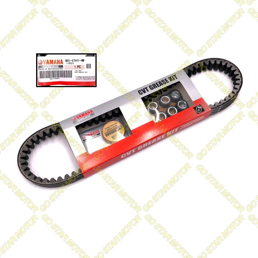 (YAMAHA GENUINE PARTS) V-BELT KIT (ROLLER & GREASE) / CVT BELTING = XMAX / NMAX-155 / NVX-155 / AVANTIZ / SOLARIZ / EGO / EGOS / EGOS-FI / EGOLC / EGOLC-FI / NOUVO-LC