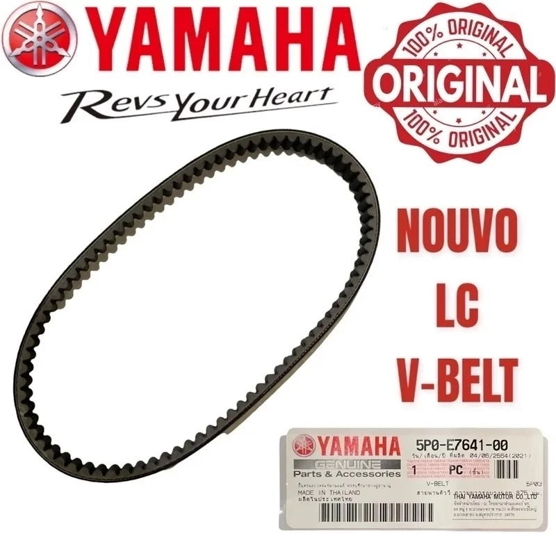 (YAMAHA GENUINE PARTS) V-BELT KIT (ROLLER & GREASE) / CVT BELTING = XMAX / NMAX-155 / NVX-155 / AVANTIZ / SOLARIZ / EGO / EGOS / EGOS-FI / EGOLC / EGOLC-FI / NOUVO-LC