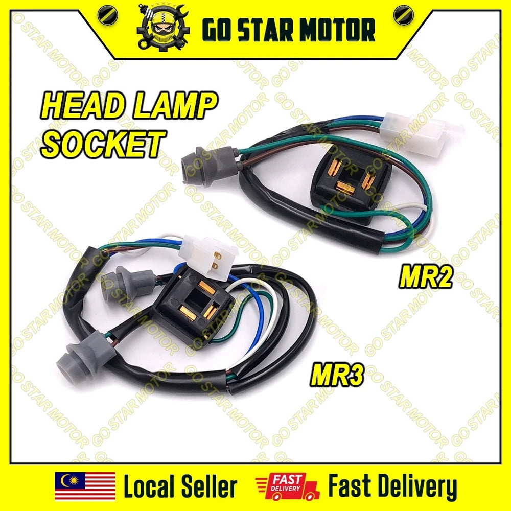 Set Soket Lampu Depan MODENAS KRISS MR2 MR3 Pendawaian Lampu Depan