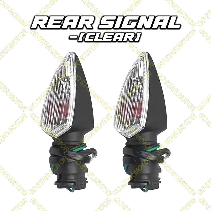 Y15ZR V1 V2 = FRONT & REAR SIGNAL SET (CLEAR / SMOKE)