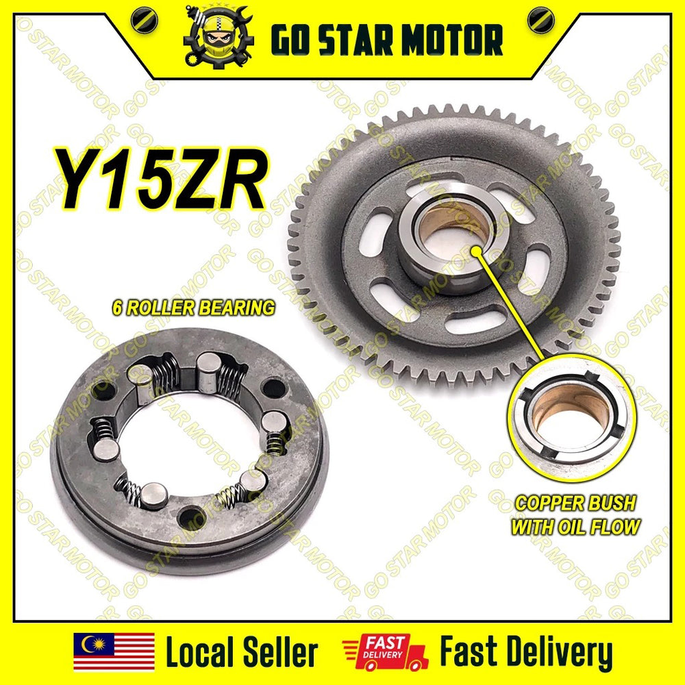 Y15ZR RACING STARTER CLUTCH ONE WAY CLUTCH (6 SPRING & COPPER BUSH)