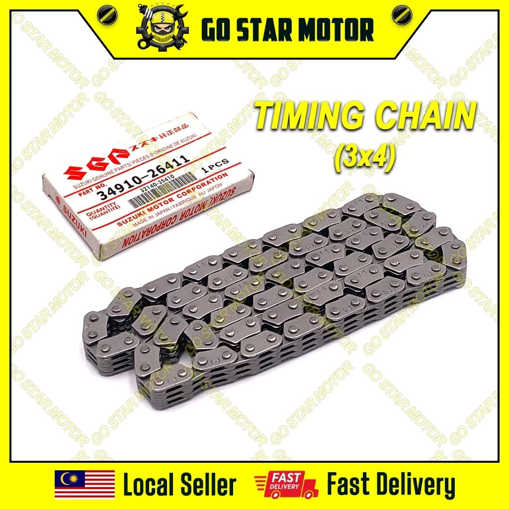 GSX110 GSX / FX FX110 Rantai Pemasa 3x4 90L