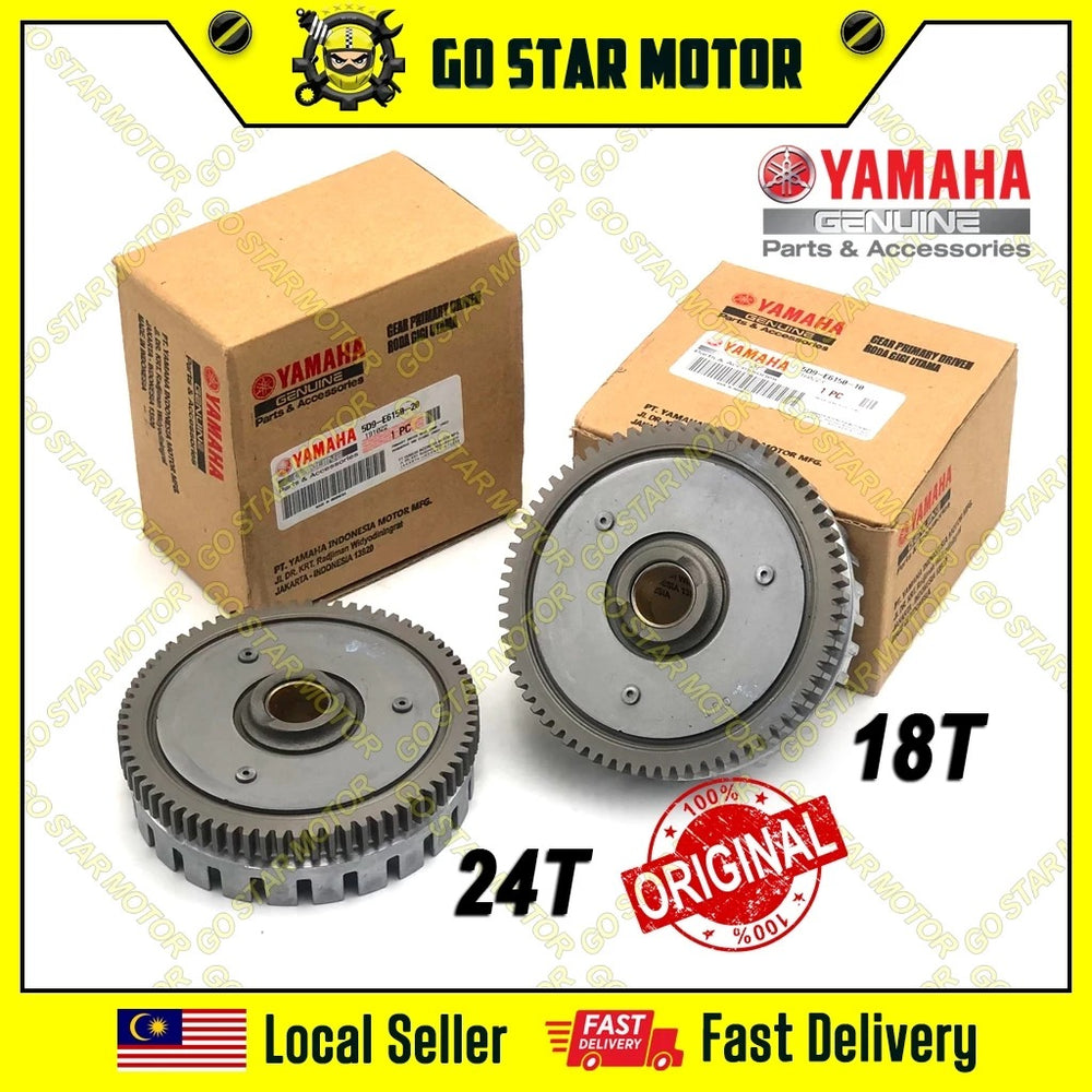SRL115 (24T) CLUTCH GEAR ASSY(PRIMARY DRIVEN GEAR COMP)5D9-E6150-20 - OE