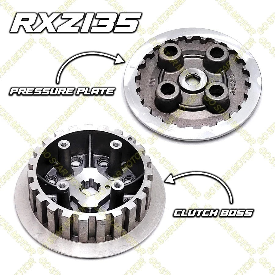 Boss Klac & Plat Tekanan (STANDARD) Untuk LC135 / Y100 / Y110SS / LAGENDA110 / Y125Z / RXZ / TZM / EX5 HIGH POWER / EX5 DREAM / WAVE100 / CLASS1 / WAVE125 / FUTURE