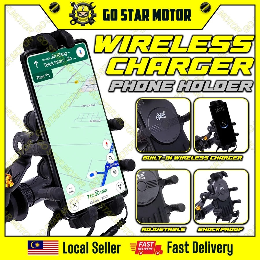 Pemegang Telefon (Penyerap) Dengan Pengecas