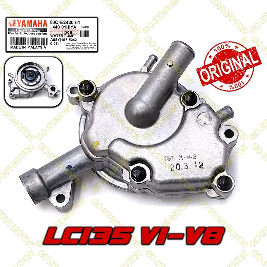 (YAMAHA GENUINE PARTS) WATER PUMP ASSY = LC135 / NVX-155 / N-MAX / R15 / MT15