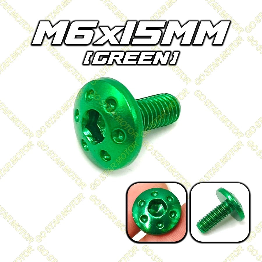 UNIVERSAL SCREW M6*15MM (FENDER / EXHAUST COVER / ETC.)