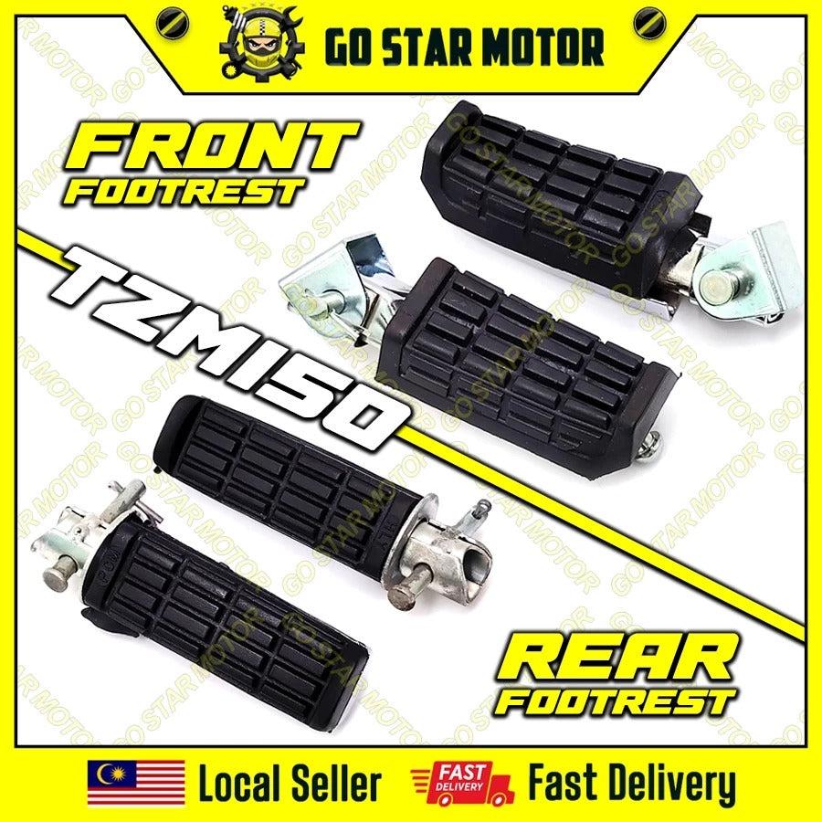 YAMAHA TZM TZM150 SET PEMIJAK KAKI DEPAN & BELAKANG / ASSY PEMIJAK KAKI BELAKANG