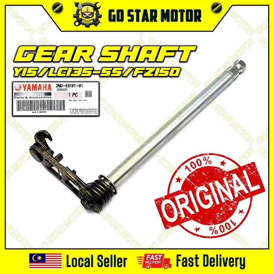 Y15ZR GEAR SHAFT (2ND-E8101-01) -OE