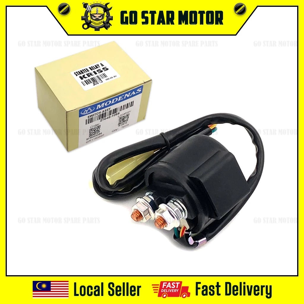 STARTER RELAY ASSY = MODENAS KRISS / CT110 / ACE115 / KRISTAR