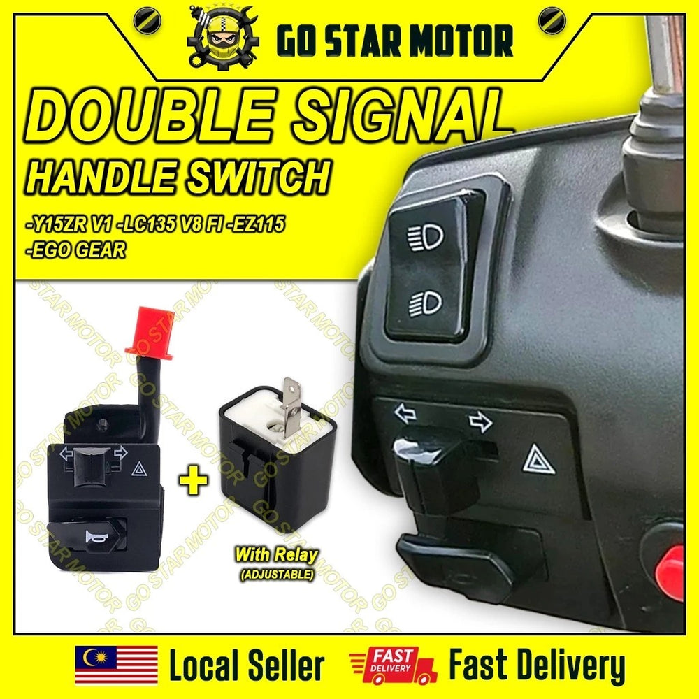 SET SUIS TANGAN Y15ZR V1 (ISYARAT BERGANDA)- KIRI
