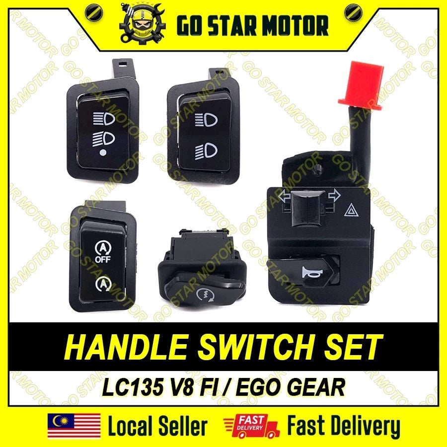 Pemegang Suis Suis Hidup Mati Lampu Utama Lampu Isyarat Berganda Hon Penghidup Enjin Berhenti