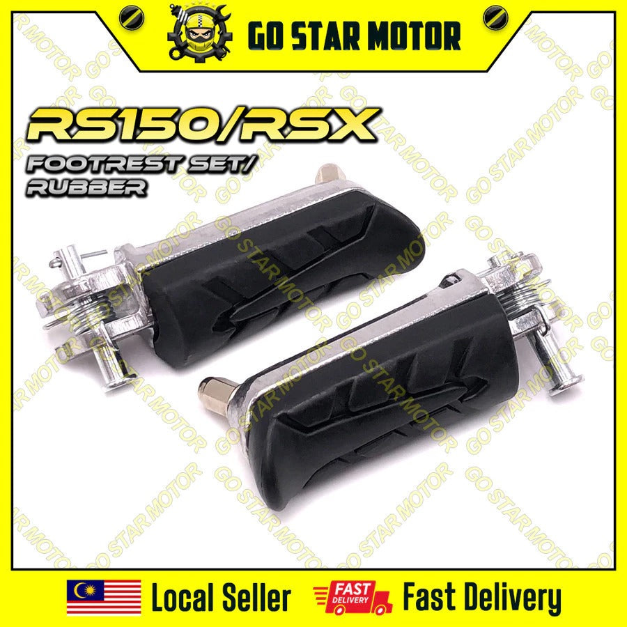 FRONT FOOTREST SET = HONDA RSX-150