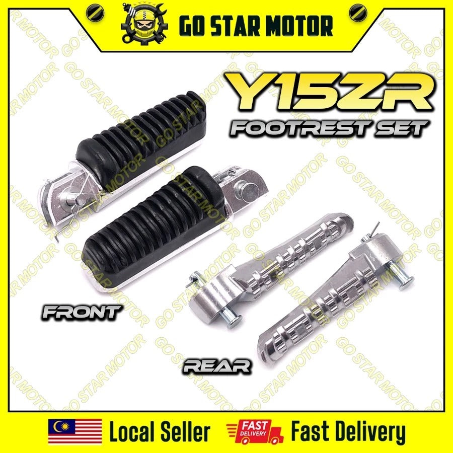 YAMAHA Y15 Y15ZR PENGAYUH KAKI DEPAN & PENGAYUH KAKI BELAKANG / PENGAYUH KAKI DEPAN & BELAKANG / PEMIJAK KAKI DEPAN BELAKANG