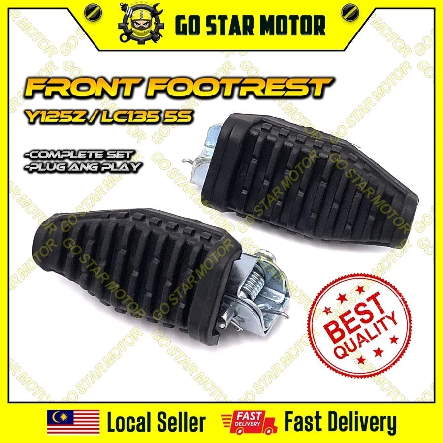 FRONT FOOTREST SET = Y125Z / LC135 (5-SPEED) / SS2