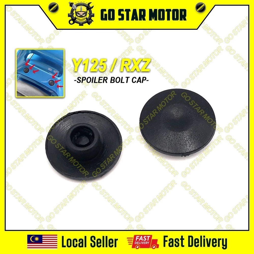 Rear Spoiler Bolt Cap Cover M8 for Yamaha RXZ, Y125Z, Y125ZR & SS2