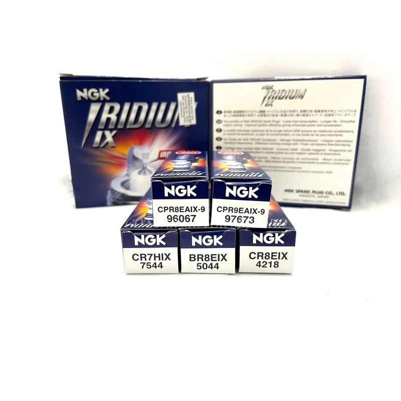 NGK IRIDIUM SPARK PLUG = CR7HIX / CR8HIX / CPR8EIX / CPR8EAIX / CPR9EIX / BR8EIX